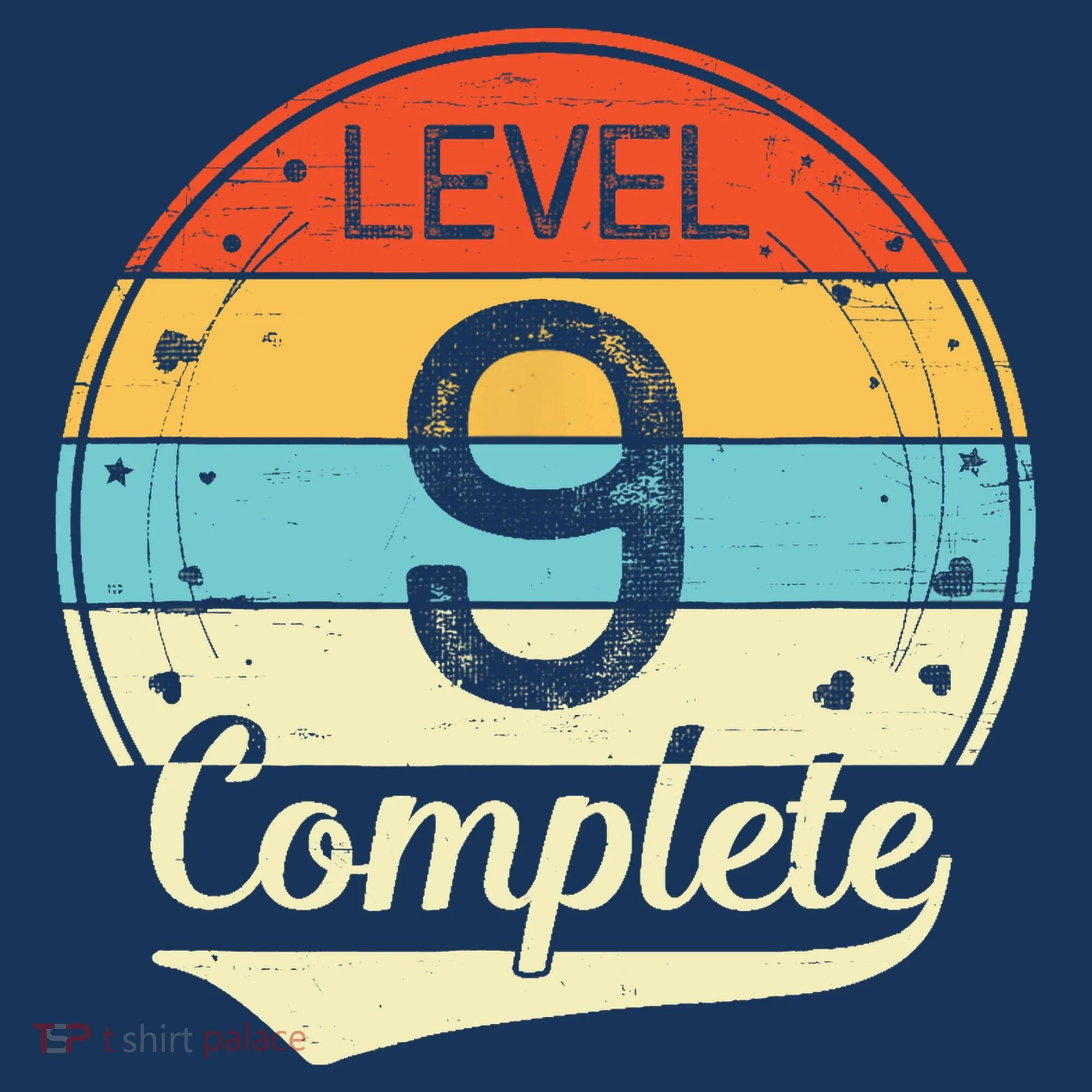 Level 9 Complete Retro 9th Wedding Anniversary Doggie Tank