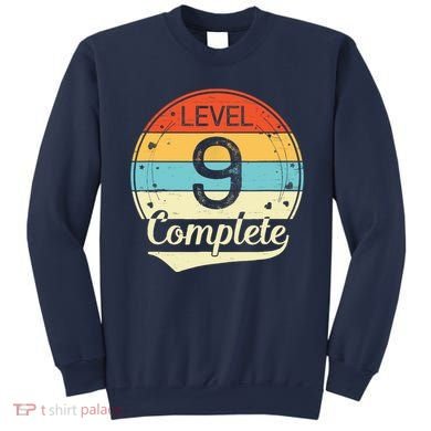 Level 9 Complete Retro 9th Wedding Anniversary Sweatshirt