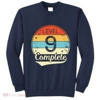 Level 9 Complete Retro 9th Wedding Anniversary Sweatshirt thumb 0