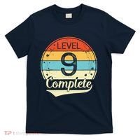 Level 9 Complete Retro 9th Wedding Anniversary T-Shirt thumb 0