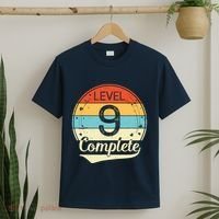 Level 9 Complete Retro 9th Wedding Anniversary T-Shirt thumb 2
