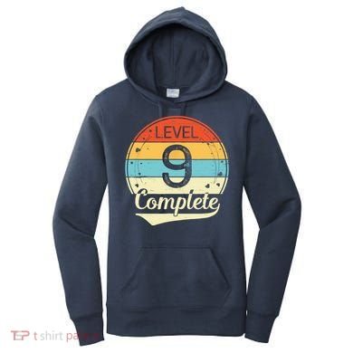 Level 9 Complete Retro 9th Wedding Anniversary Women's Hoodie