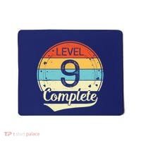 Level 9 Complete Retro 9th Wedding Anniversary Mousepad thumb 0