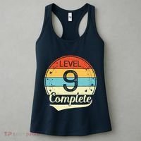Level 9 Complete Retro 9th Wedding Anniversary Women's Tank Top thumb 3