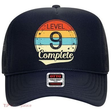 Level 9 Complete Retro 9th Wedding Anniversary Hat