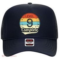 Level 9 Complete Retro 9th Wedding Anniversary Hat thumb 0