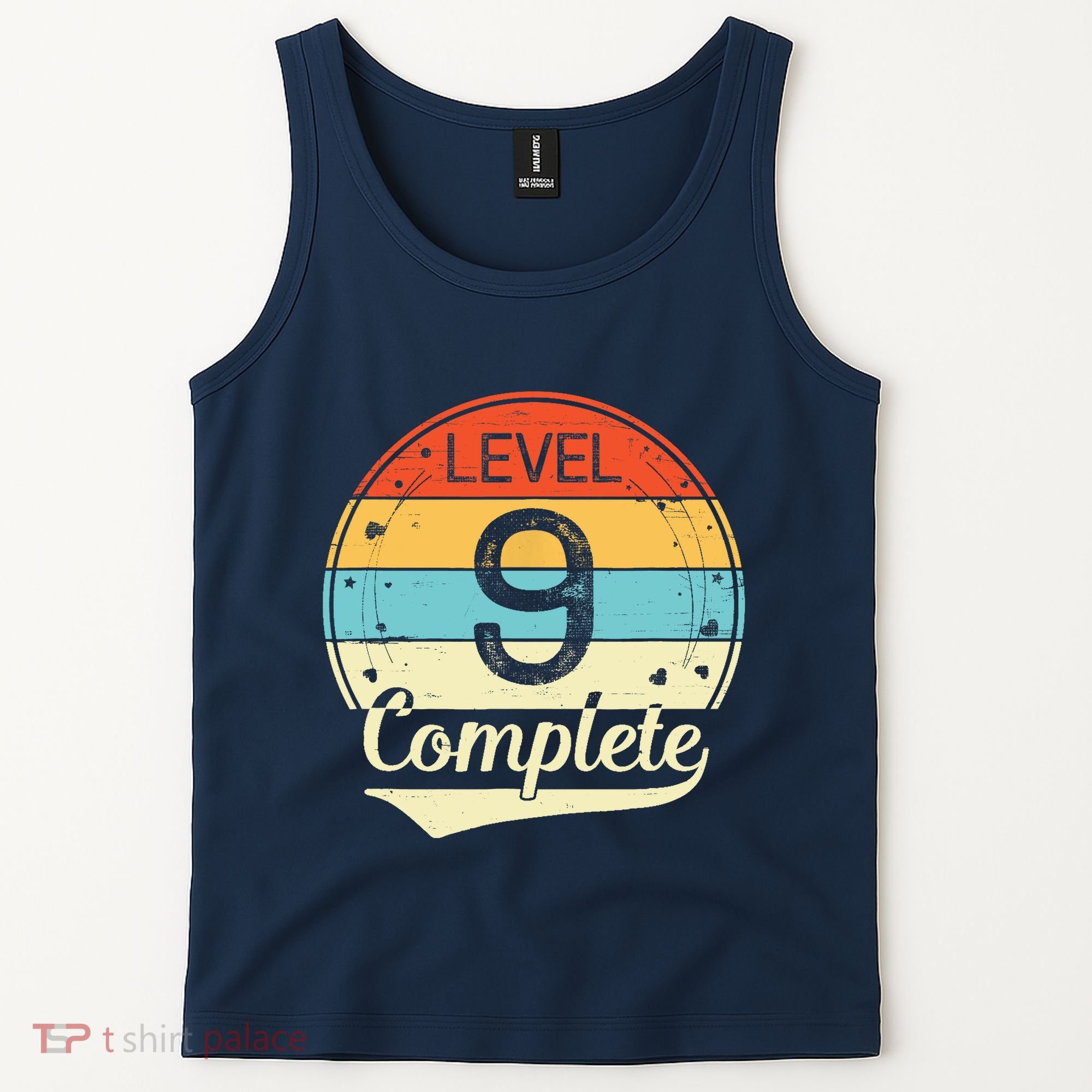 Level 9 Complete Retro 9th Wedding Anniversary Tank Top