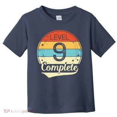 Level 9 Complete Retro 9th Wedding Anniversary Toddler T-Shirt