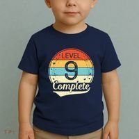 Level 9 Complete Retro 9th Wedding Anniversary Toddler T-Shirt thumb 2