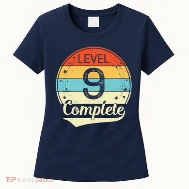 Level 9 Complete Retro 9th Wedding Anniversary Women's T-Shirt