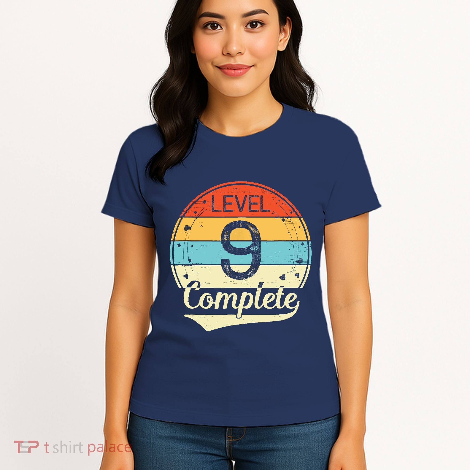 Level 9 Complete Retro 9th Wedding Anniversary Women's T-Shirt