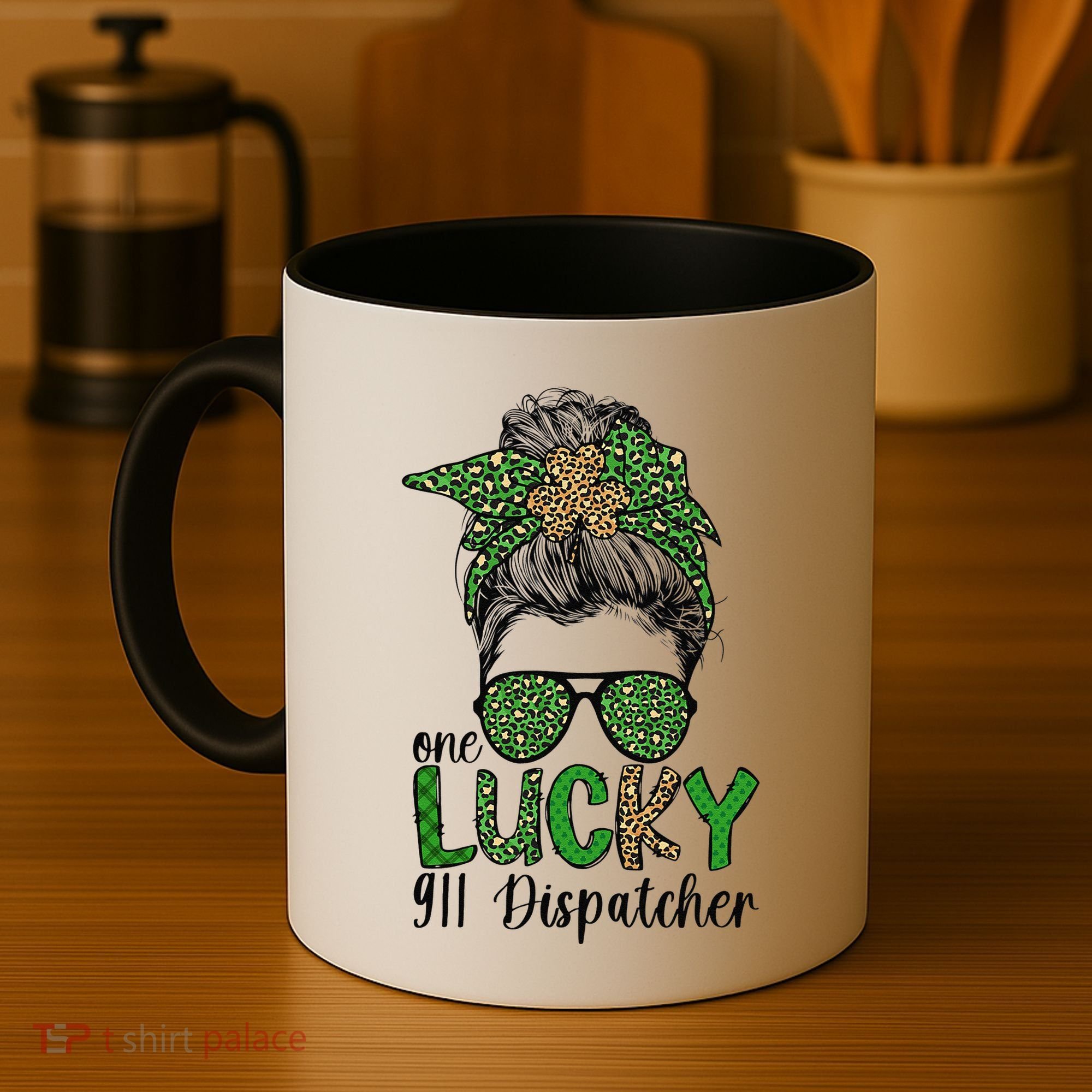 Lucky 911 Dispatcher St. Patrick's Day 911 Operator Coffee Mug