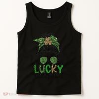 Lucky 911 Dispatcher St. Patrick's Day 911 Operator Tank Top thumb 2