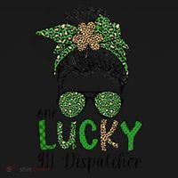 Lucky 911 Dispatcher St. Patrick's Day 911 Operator Visor thumb 3