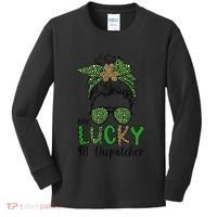 Lucky 911 Dispatcher St. Patrick's Day 911 Operator Kids Long Sleeve Shirt thumb 0