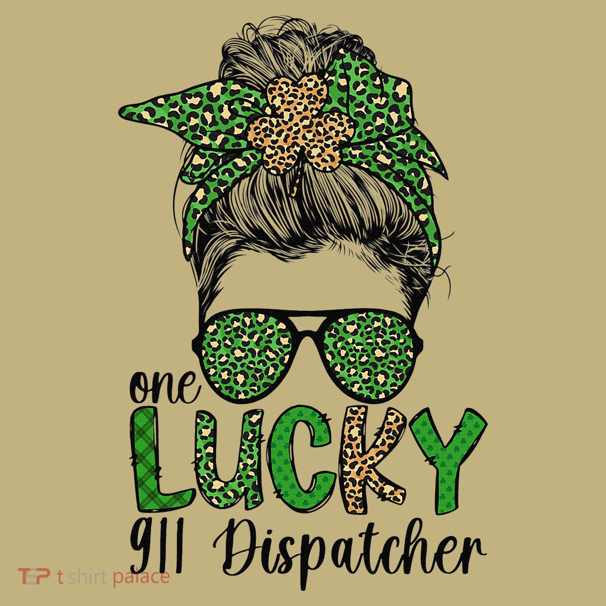 Lucky 911 Dispatcher St. Patrick's Day 911 Operator Hoodie