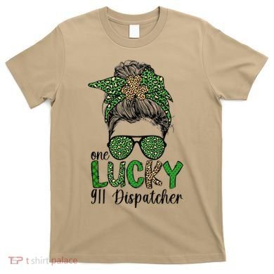 Lucky 911 Dispatcher St. Patrick's Day 911 Operator T-Shirt
