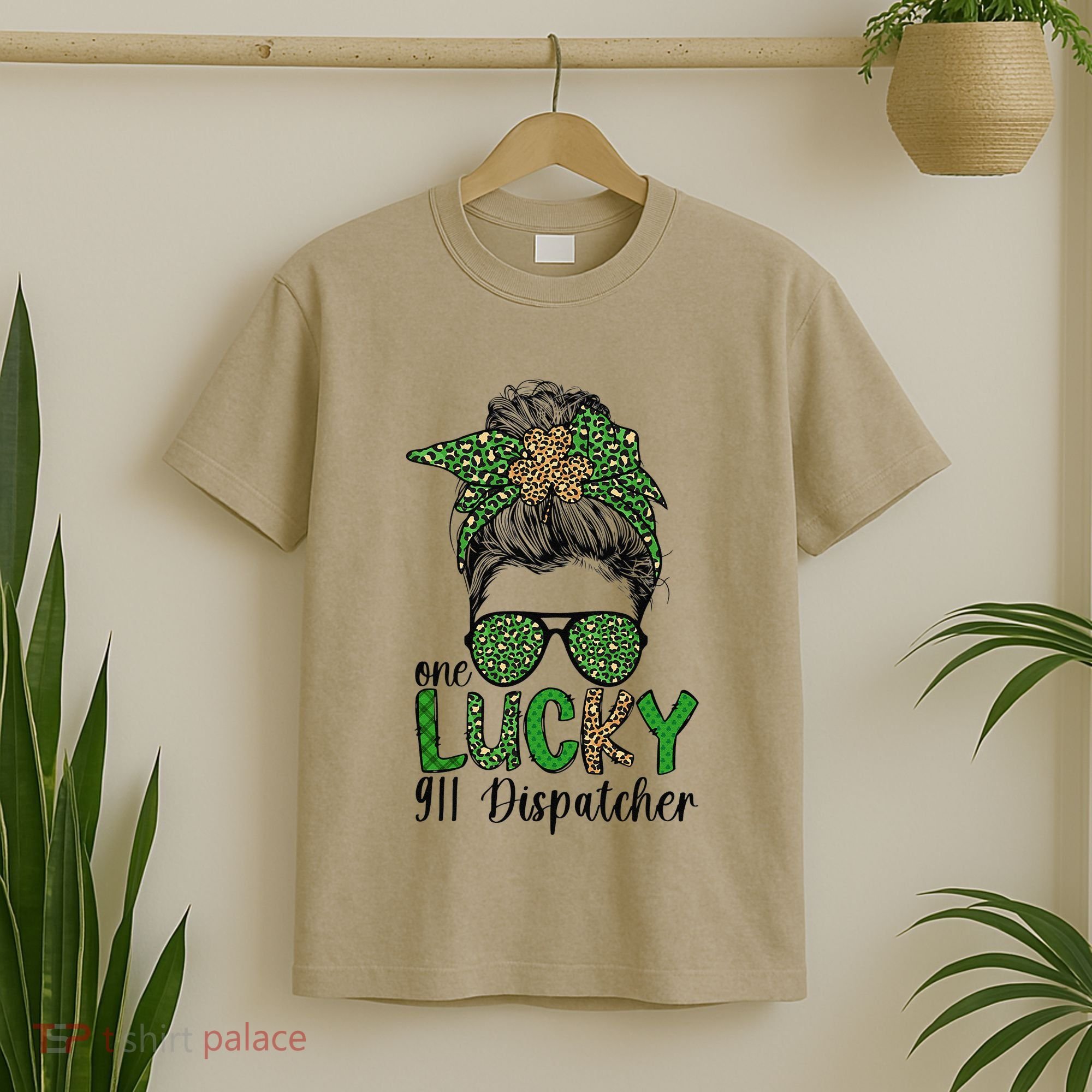 Lucky 911 Dispatcher St. Patrick's Day 911 Operator T-Shirt