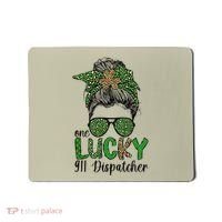 Lucky 911 Dispatcher St. Patrick's Day 911 Operator Mousepad thumb 0
