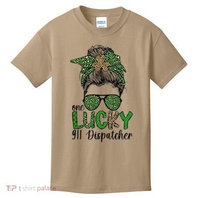 Lucky 911 Dispatcher St. Patrick's Day 911 Operator Kids T-Shirt