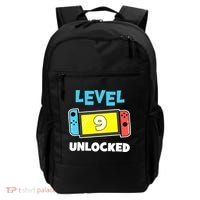Level 9 unlocked Gamer 9th Birthday Gift Video Game lovers Backpack thumb 0