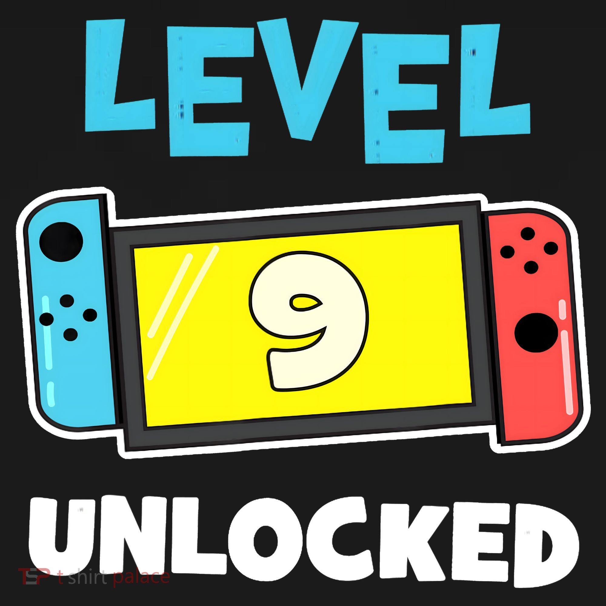 Level 9 unlocked Gamer 9th Birthday Gift Video Game lovers Women's Hoodie
