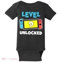 Level 9 unlocked Gamer 9th Birthday Gift Video Game lovers Baby Bodysuit thumb 0