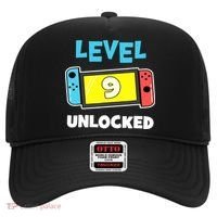 Level 9 unlocked Gamer 9th Birthday Gift Video Game lovers Hat thumb 0