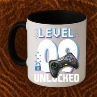 Level 9 Unlocked Funny Video Gamer 9th Birthday Gift For Gamers Coffee Mug thumb 2