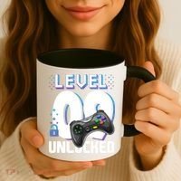 Level 9 Unlocked Funny Video Gamer 9th Birthday Gift For Gamers Coffee Mug thumb 3