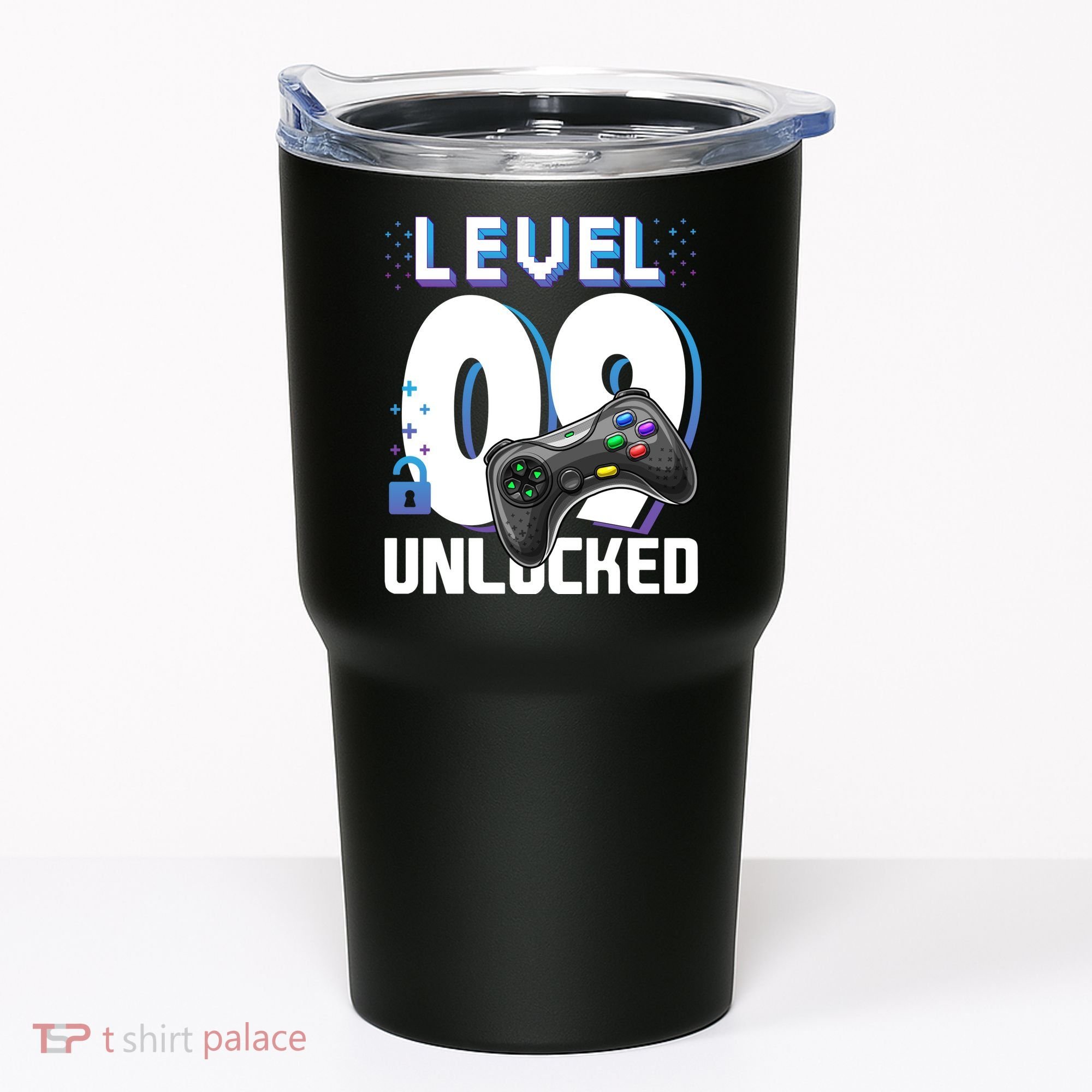 Level 9 Unlocked Funny Video Gamer 9th Birthday Gift For Gamers Tumbler