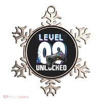 Level 9 Unlocked Funny Video Gamer 9th Birthday Gift For Gamers Ornament thumb 0