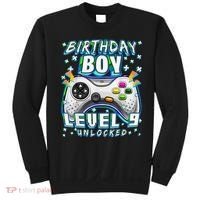 Level 9 Unlocked Video Game 9th Birthday Gamer Sweatshirt thumb 0
