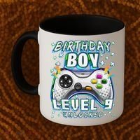 Level 9 Unlocked Video Game 9th Birthday Gamer Coffee Mug thumb 2