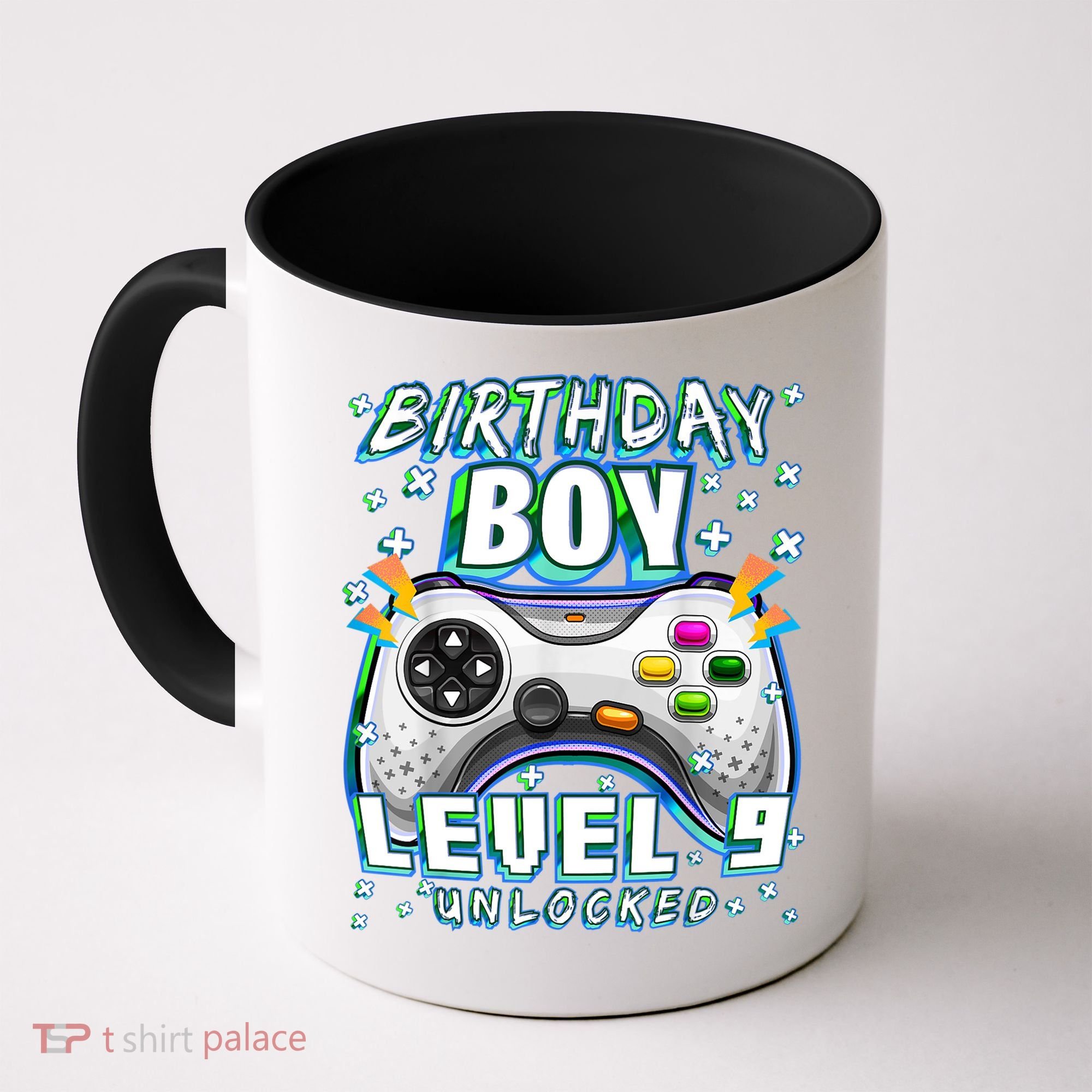 Level 9 Unlocked Video Game 9th Birthday Gamer Boys TShirt Coffee Mug