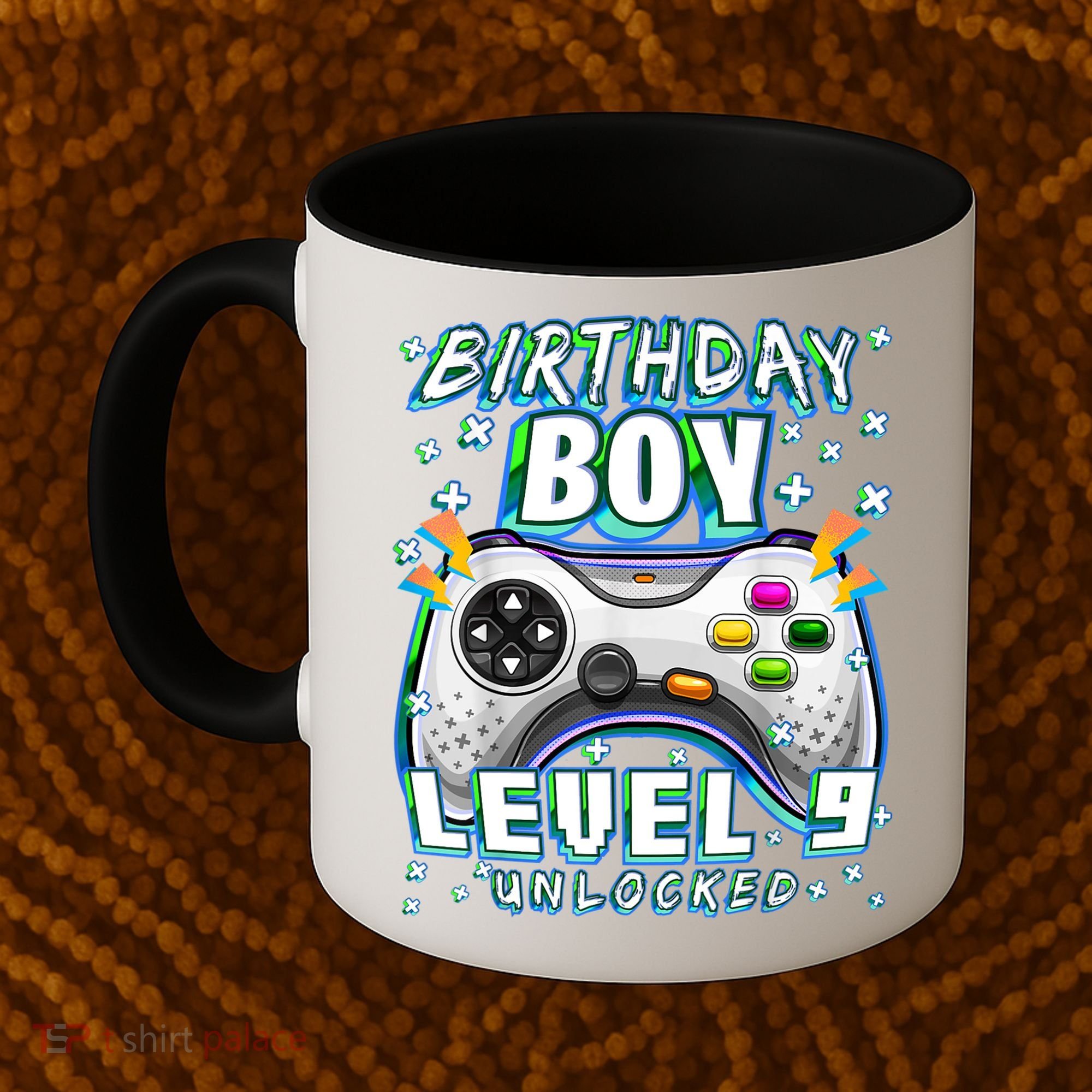 Level 9 Unlocked Video Game 9th Birthday Gamer Boys TShirt Coffee Mug