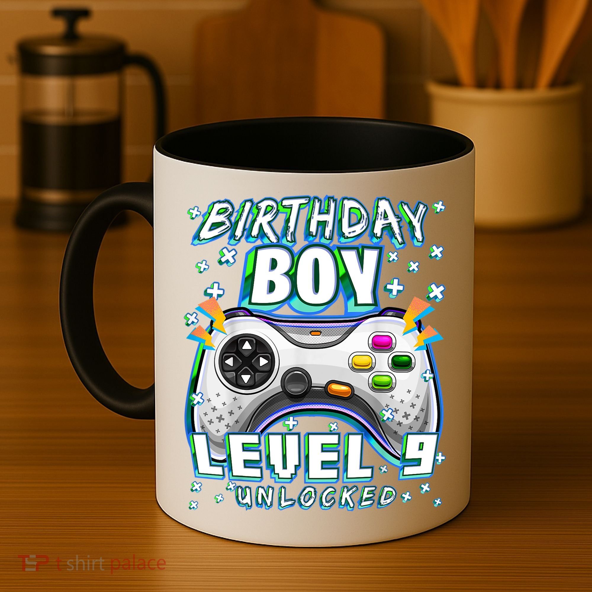 Level 9 Unlocked Video Game 9th Birthday Gamer Boys TShirt Coffee Mug