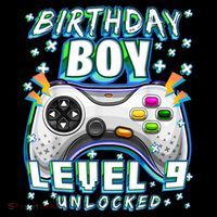 Level 9 Unlocked Video Game 9th Birthday Gamer Boys TShirt Coffee Mug thumb 5