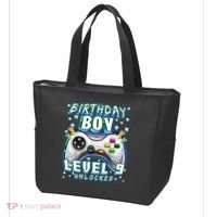 Level 9 Unlocked Video Game 9th Birthday Gamer Boys TShirt Tote Bag thumb 3