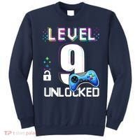 Level 9 Unlocked Video Game 9th Birthday Boy Gamer Sweatshirt thumb 0