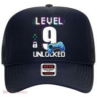 Level 9 Unlocked Video Game 9th Birthday Boy Gamer Hat thumb 0