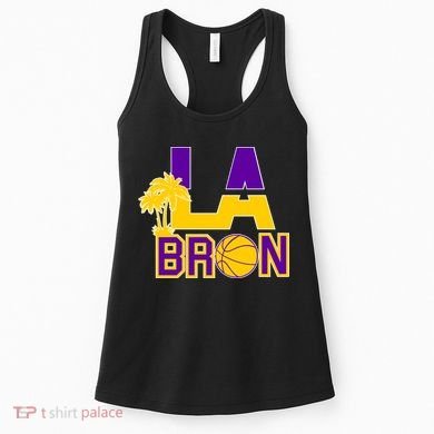 LA Bron Basketball Palm Tree Logo Women's Tank Top