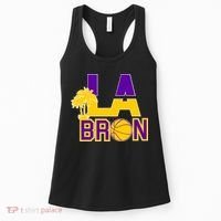 LA Bron Basketball Palm Tree Logo Women's Tank Top thumb 0