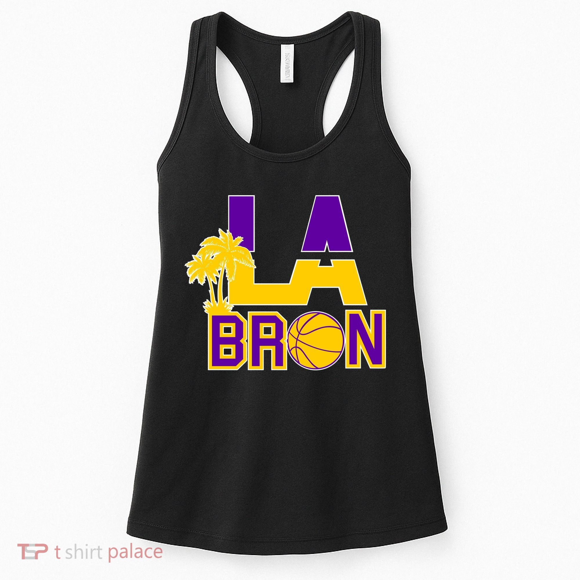 LA Bron Basketball Palm Tree Logo Women's Tank Top
