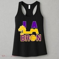 LA Bron Basketball Palm Tree Logo Women's Tank Top thumb 3