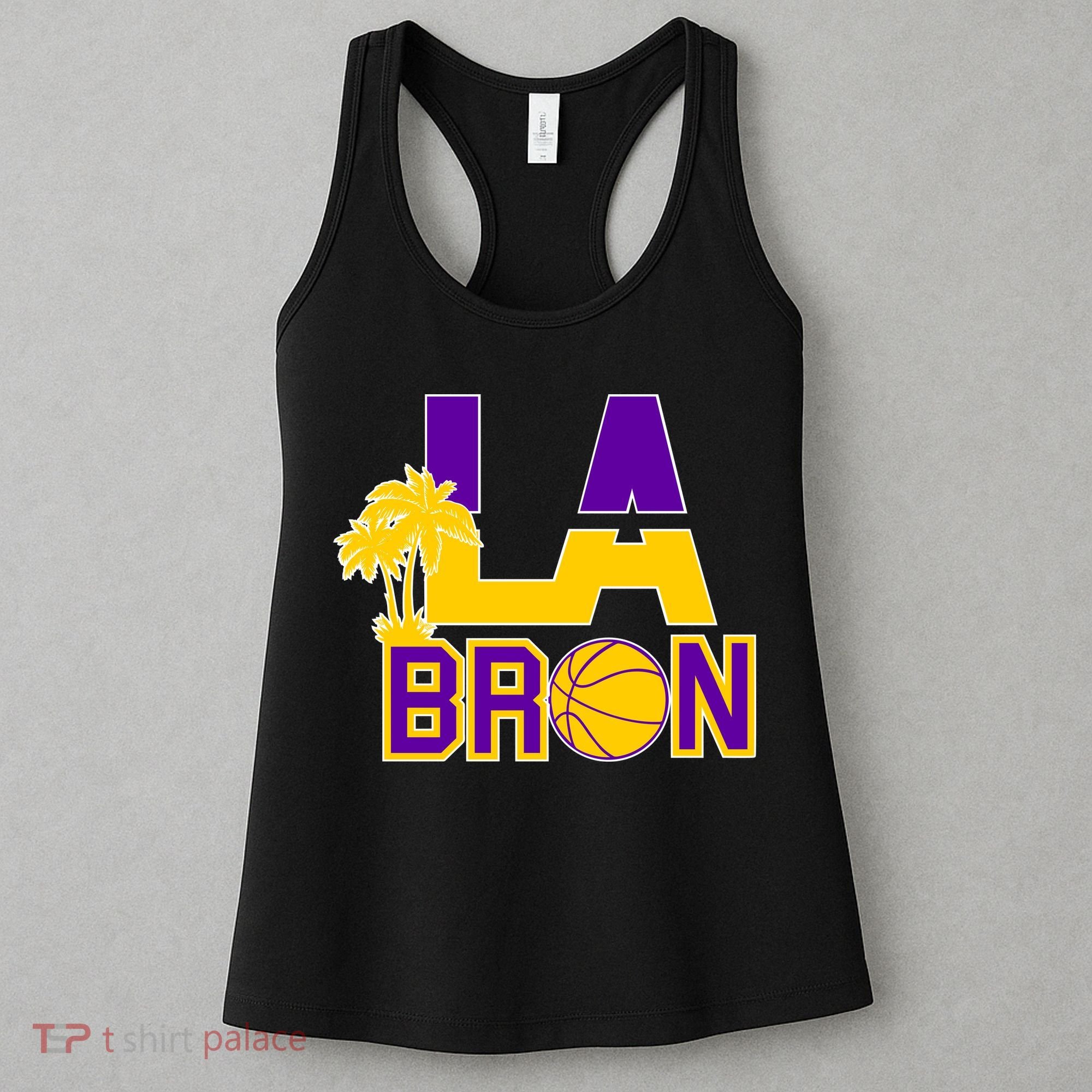 LA Bron Basketball Palm Tree Logo Women's Tank Top