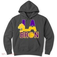 LA Bron Basketball Palm Tree Logo Hoodie thumb 0