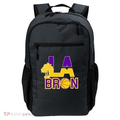 LA Bron Basketball Palm Tree Logo Backpack