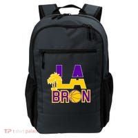 LA Bron Basketball Palm Tree Logo Backpack thumb 0