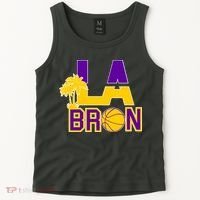 LA Bron Basketball Palm Tree Logo Tank Top thumb 2